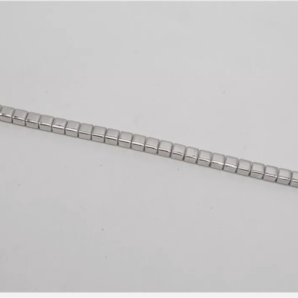CHOPARD SIGNED 5MM WHITE GOLD BRACELET - Picture 3 of 6